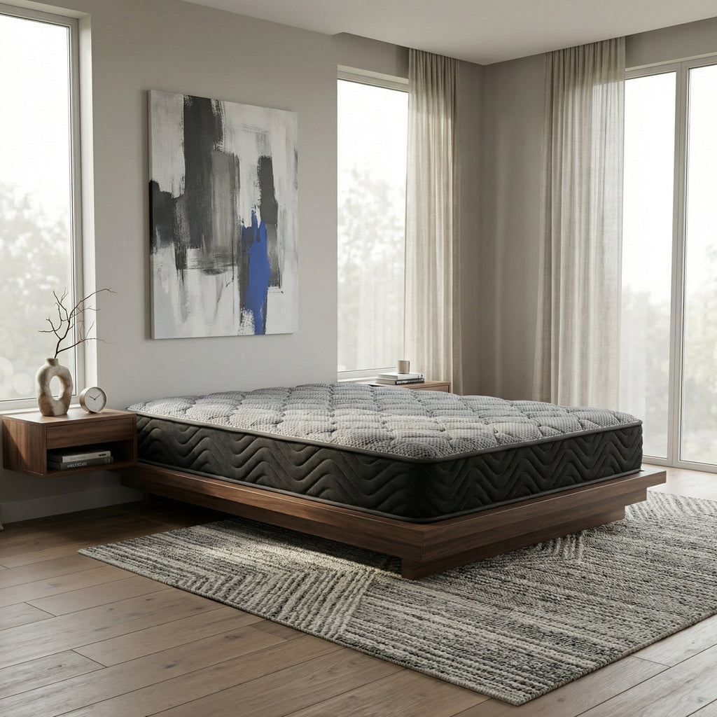 Hybrid 8 Inch Firm Twin Mattress with Pocketed Coils