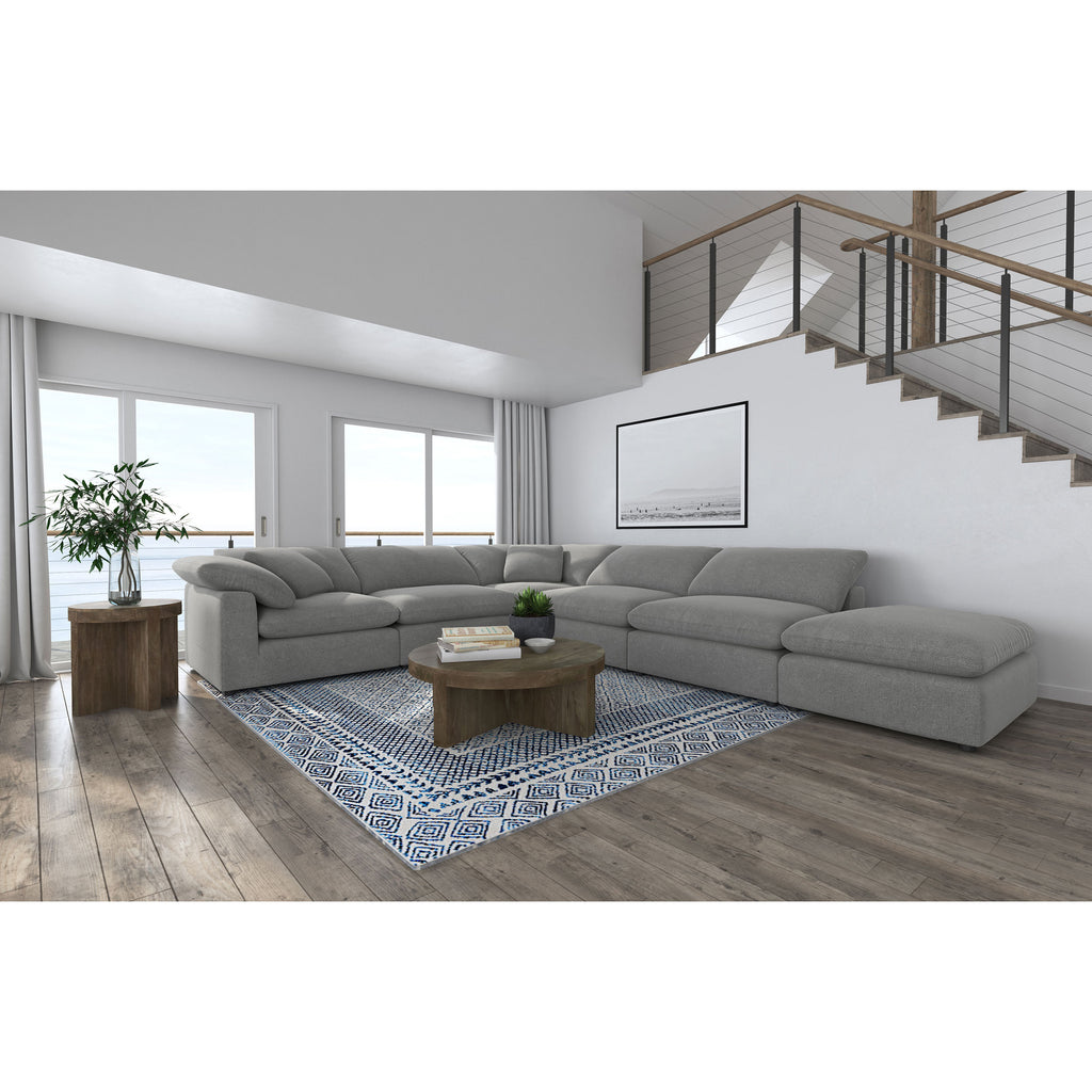 Segoura Grey 6-piece Modular Sectional Sofa