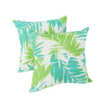(same as W419P288600)2 Pack Outdoor Throw Pillows, Waterproof & Fade-Resistant Patio Cushions for Garden, Porch, Poolside Furniture - Soft & Comfortable Decorative Pillow Covers (18x18 Inch, green )